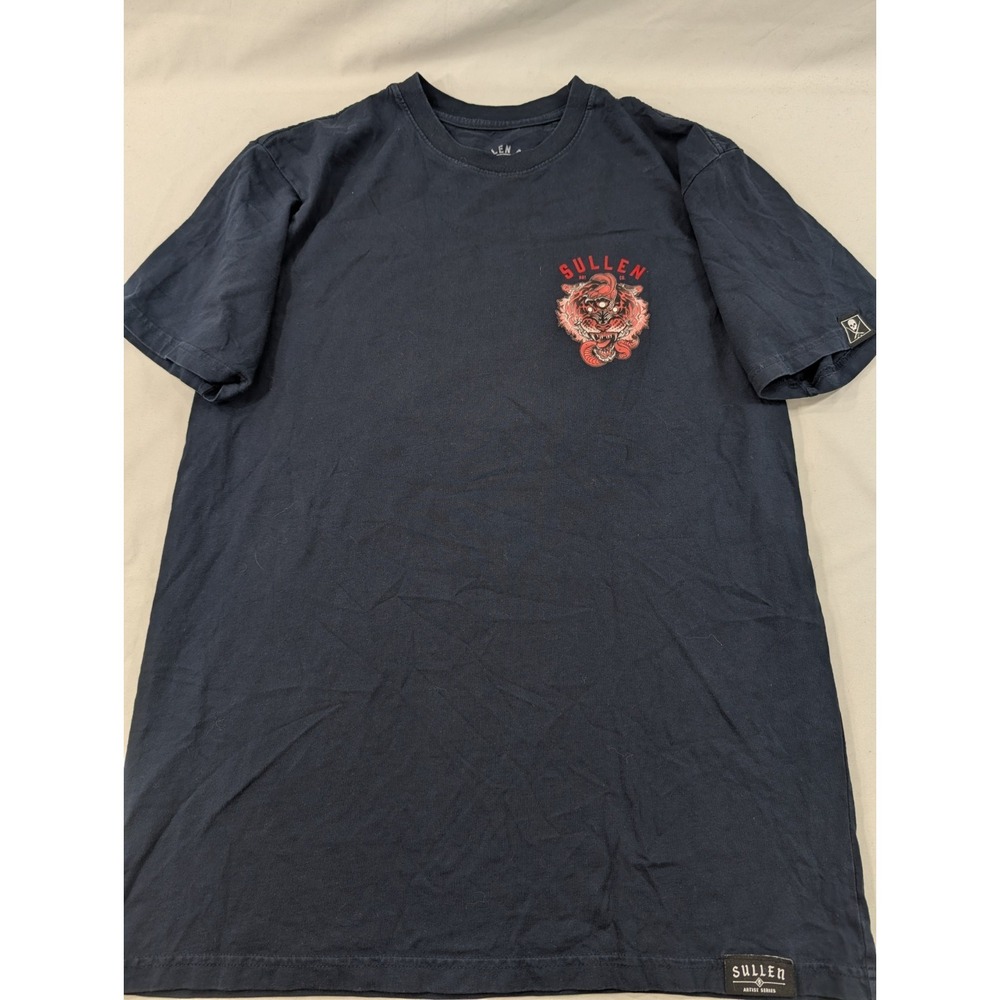 Men's Sullen Art Collective Flesh Ripper Blue Tiger Premium Tee T-Shirt Med